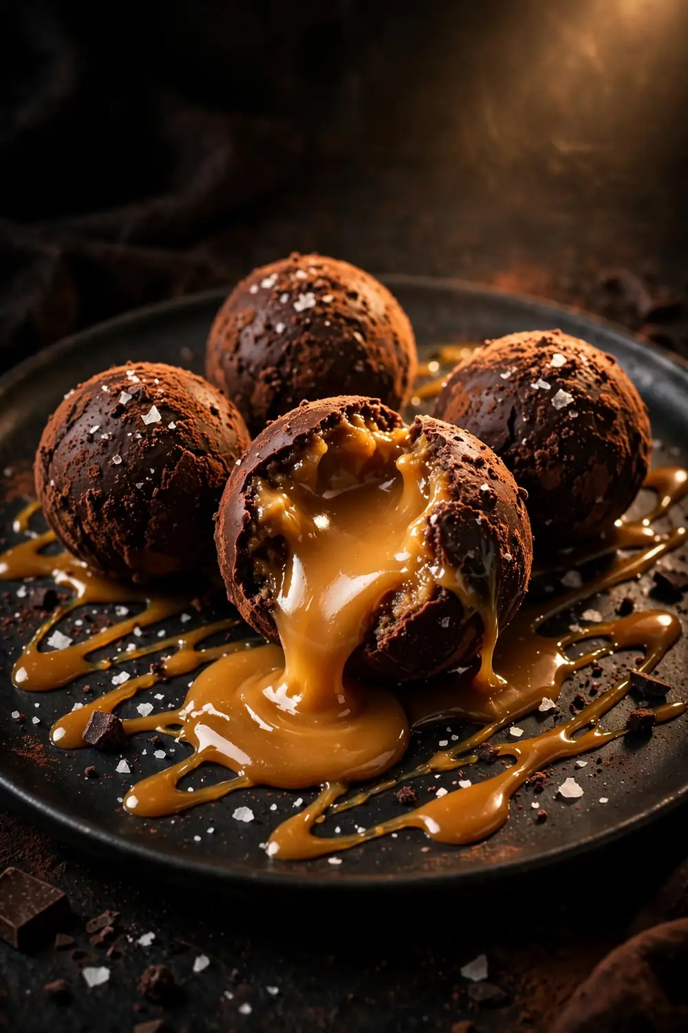 chocolate rum balls 20
