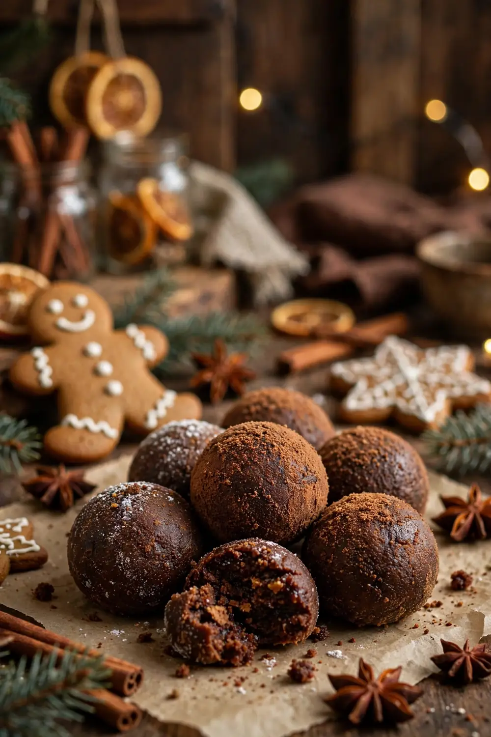 chocolate rum balls 21