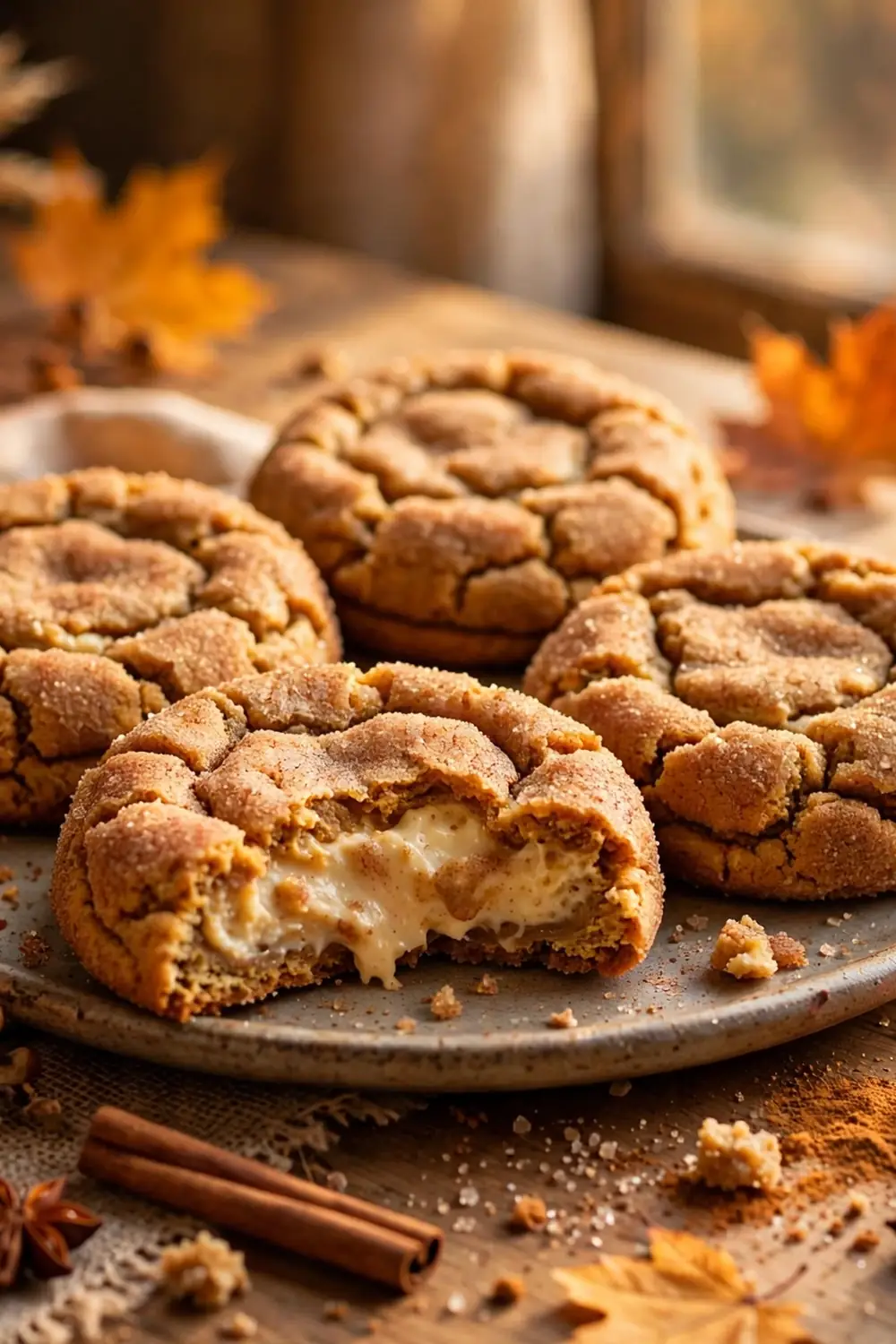 churro cheesecake cookies 22