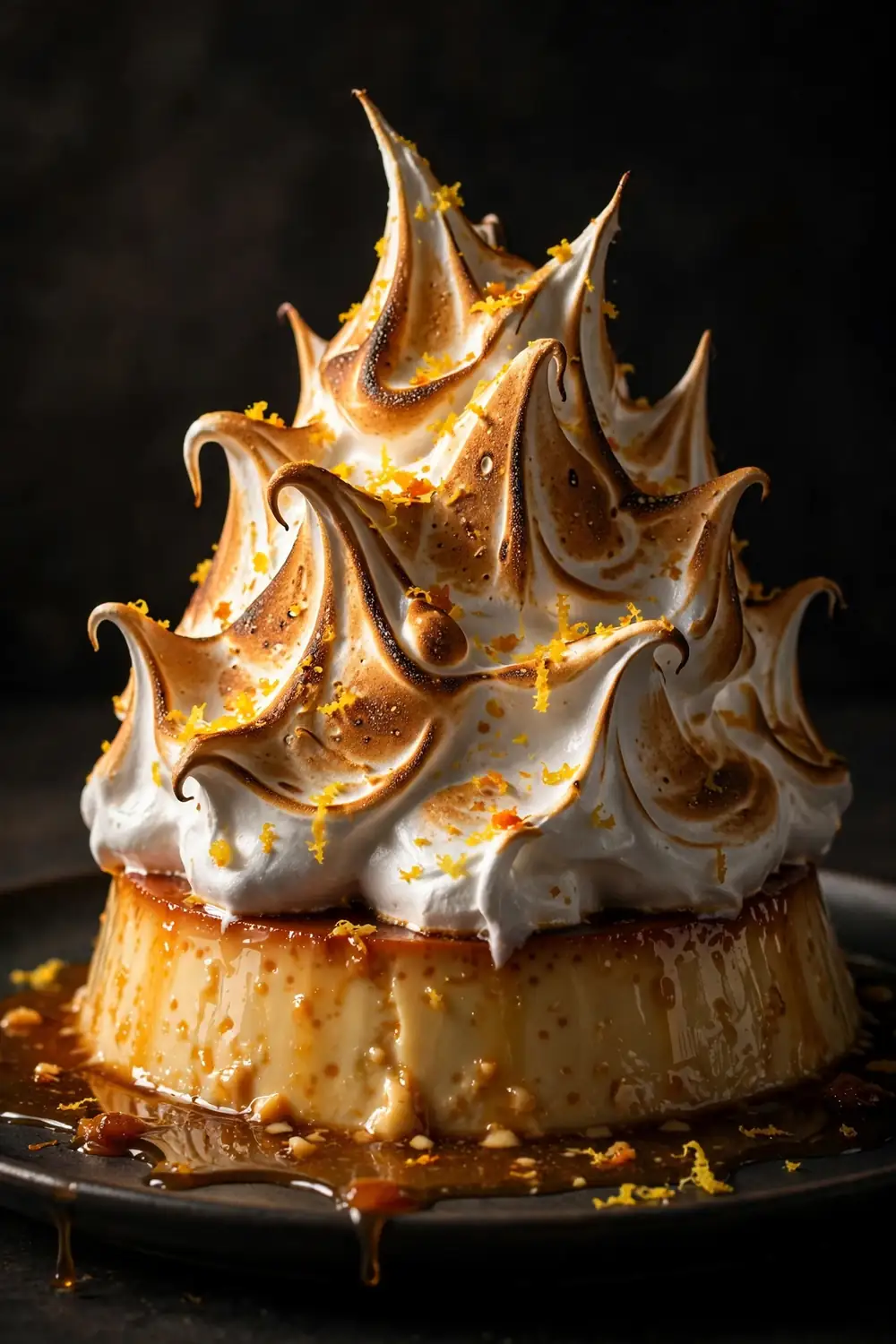 Torched Meringue Crown