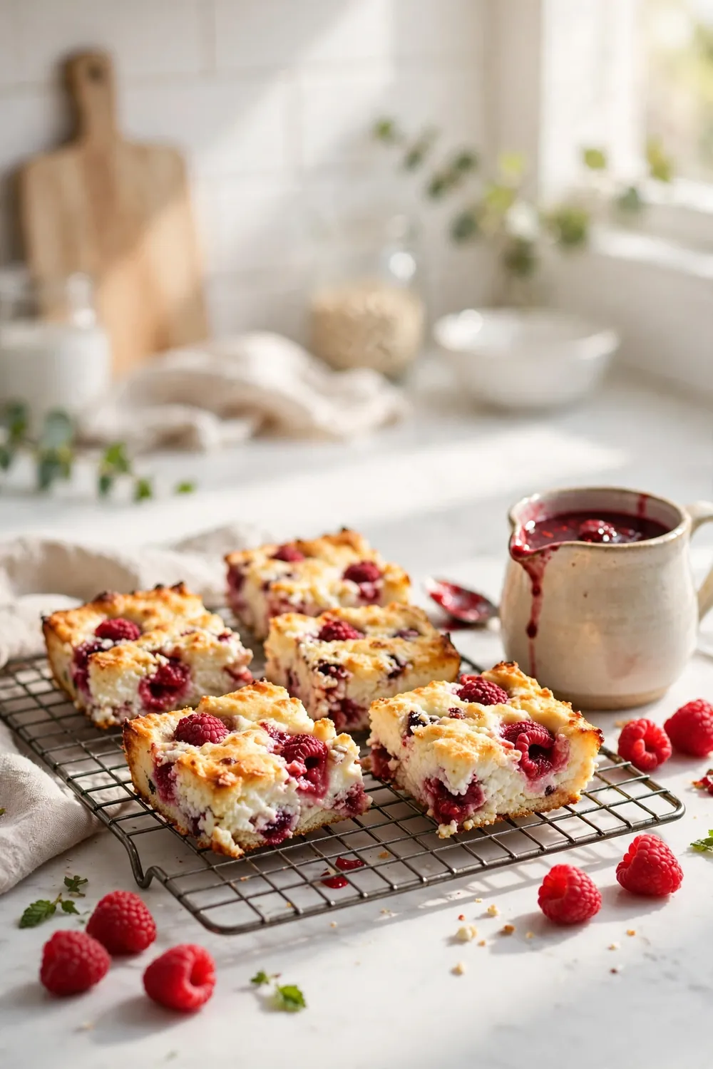 Cottage cheese berry bake