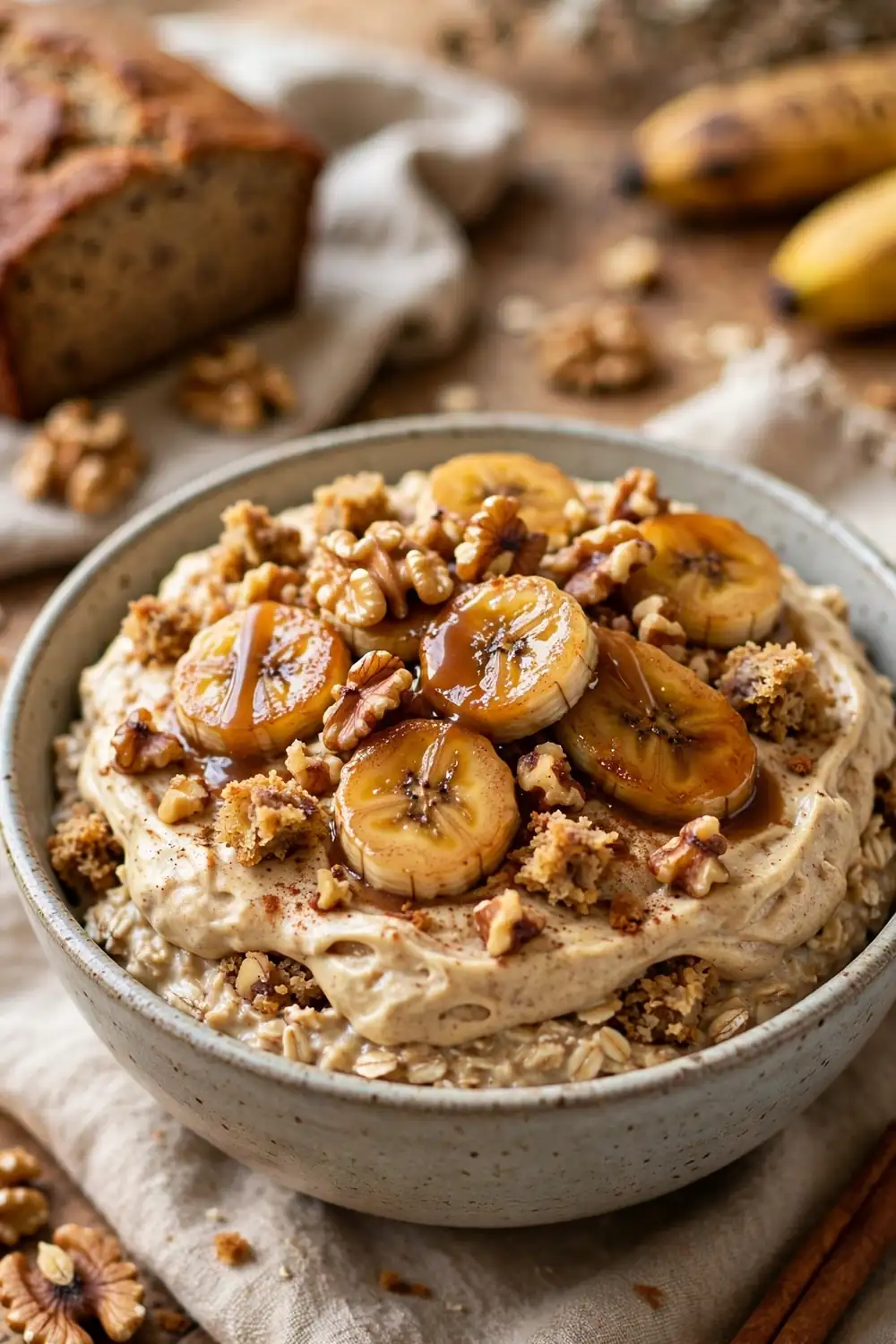 Cottage cheese mousse overnight oats