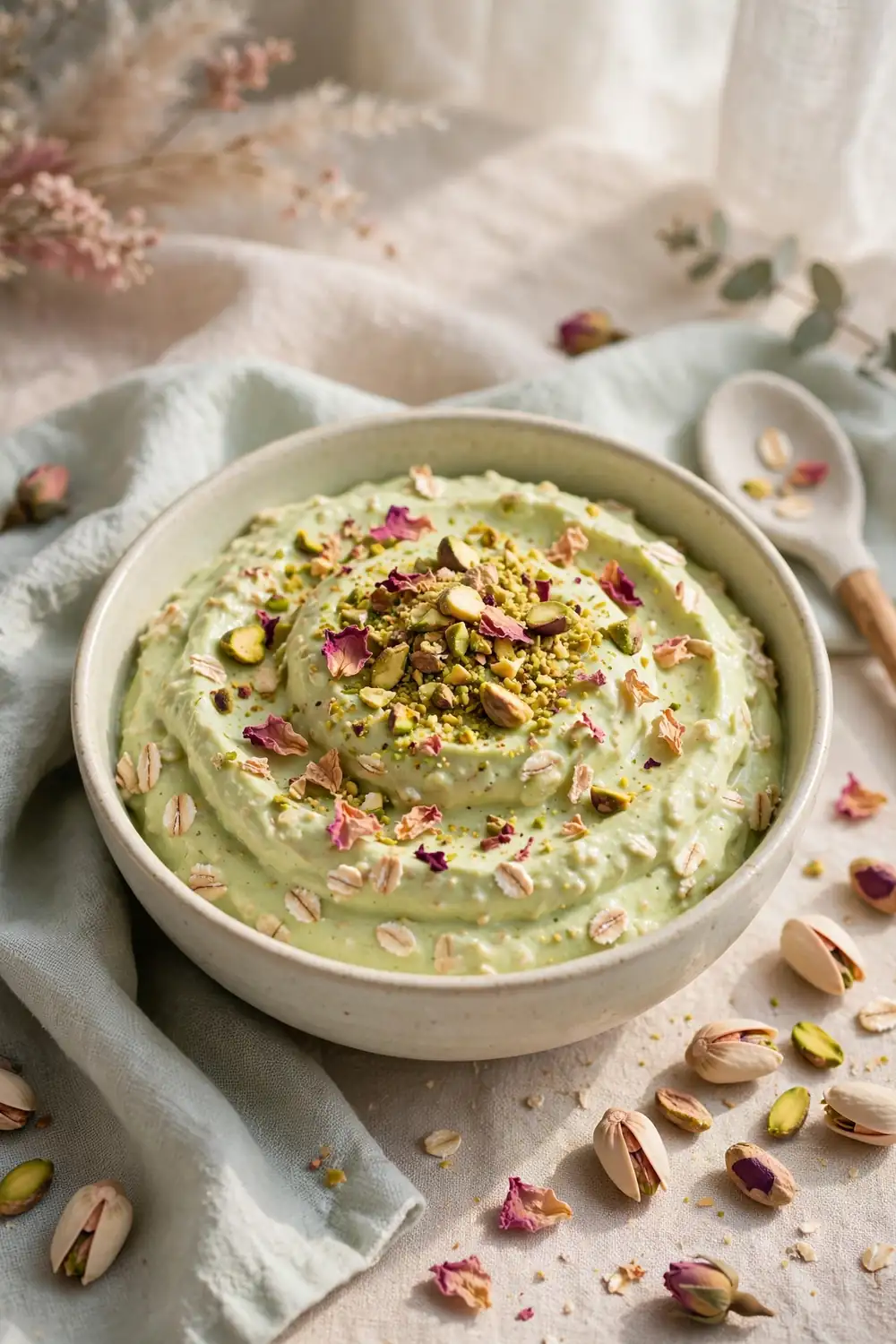 Cottage cheese mousse overnight oats