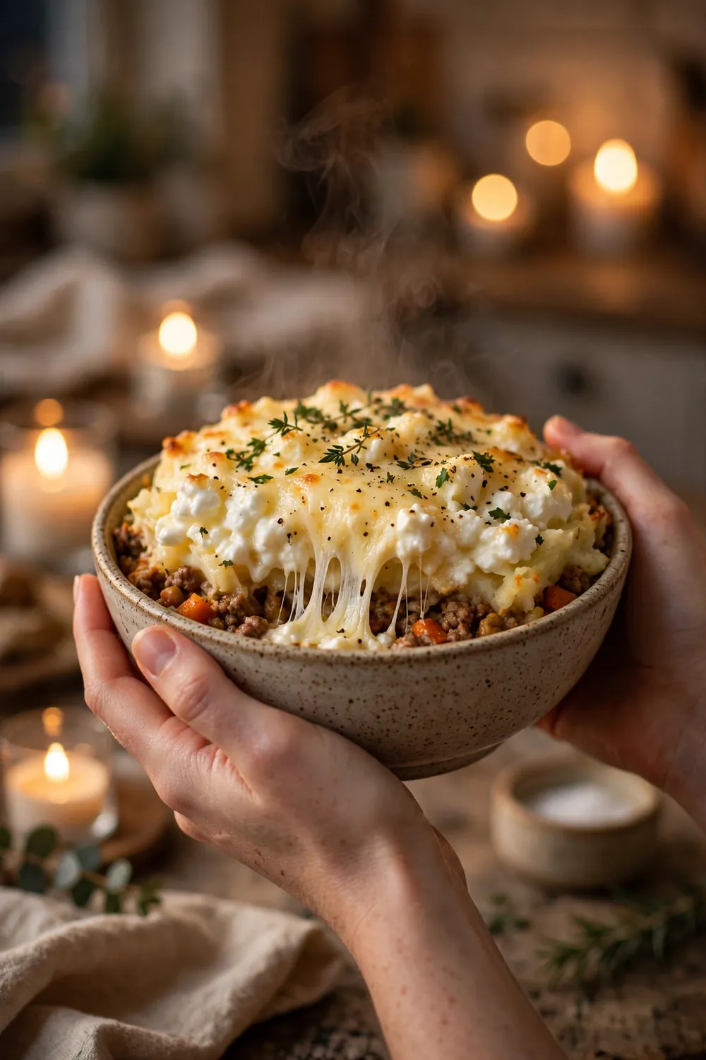Cottage cheese shepherds pie