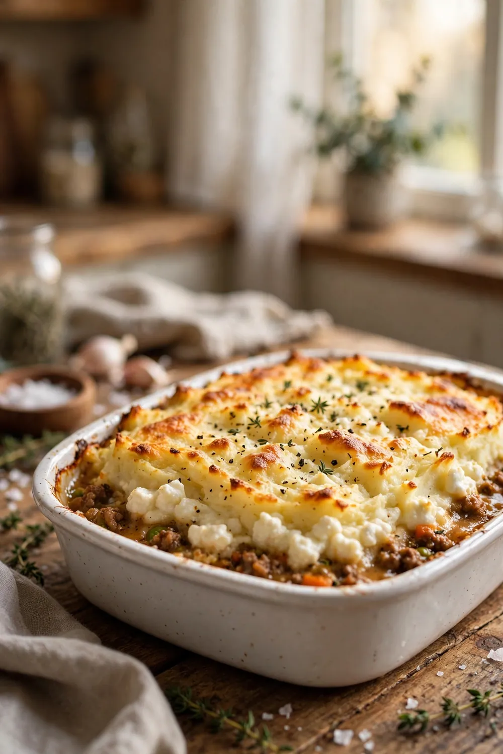 Cottage cheese shepherds pie
