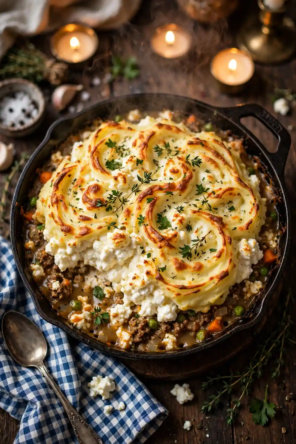 Cottage cheese shepherds pie