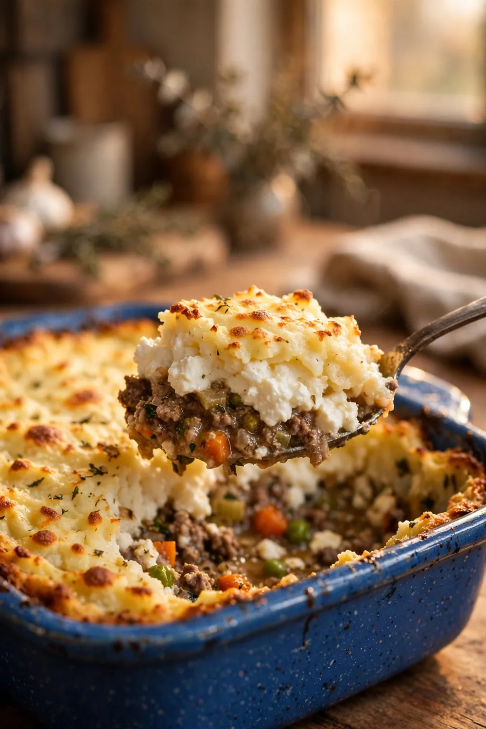 Cottage cheese shepherds pie