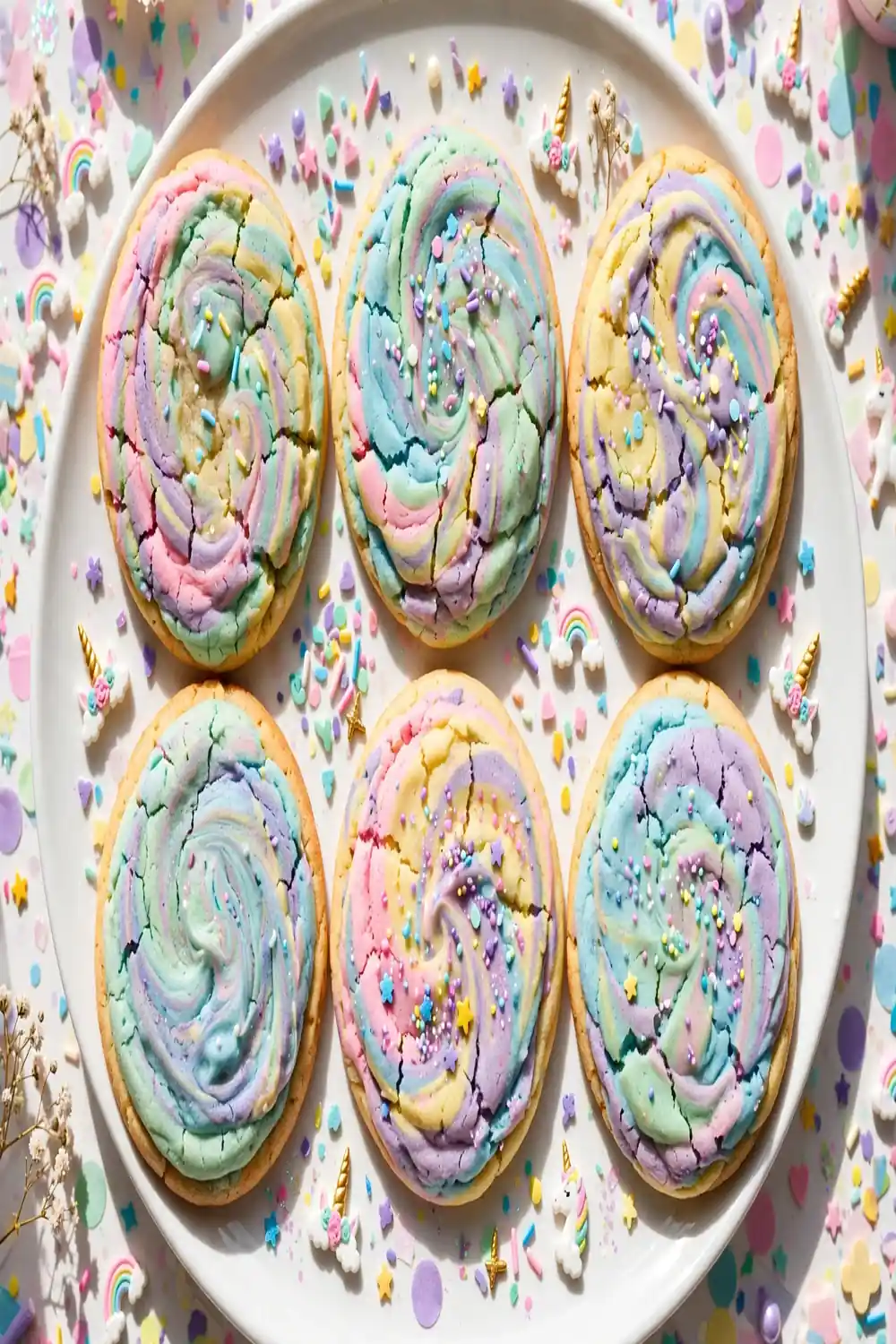 cotton candy cookies 25