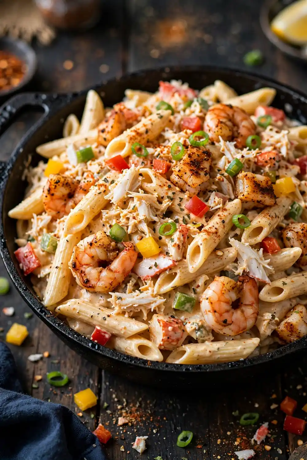 crab pasta salad 09