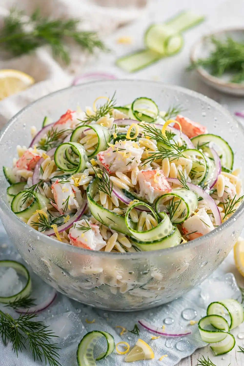 crab pasta salad 10