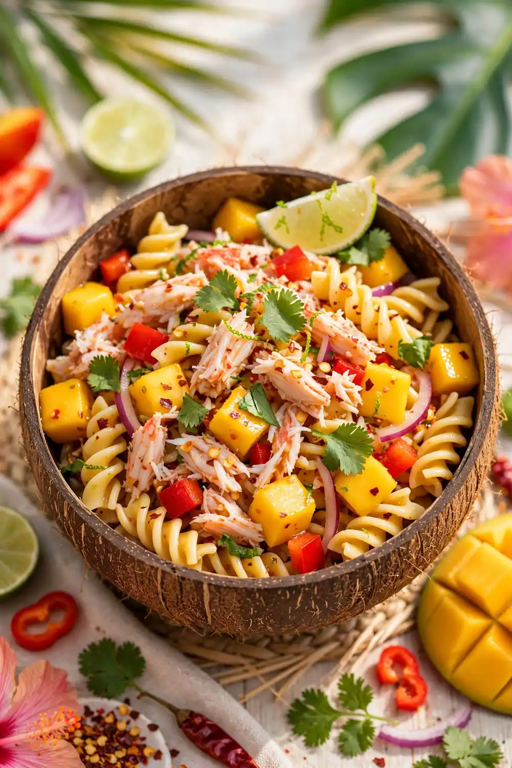 crab pasta salad 11