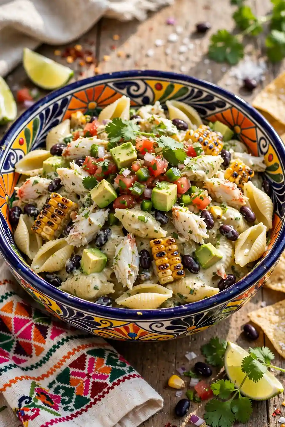 crab pasta salad 14