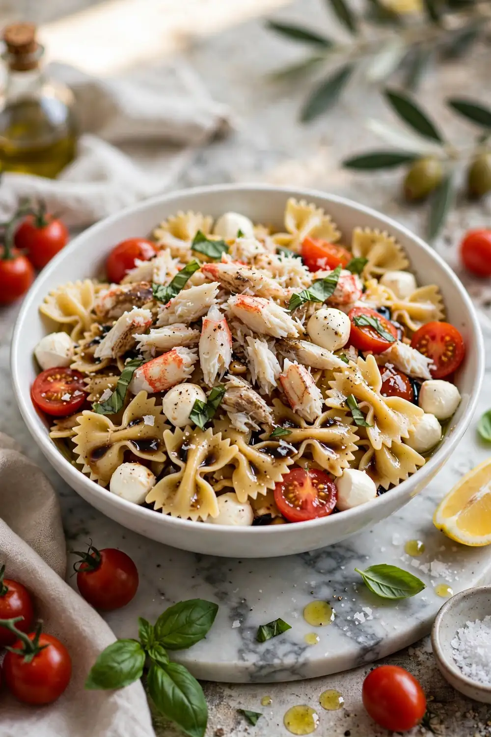 crab pasta salad 16