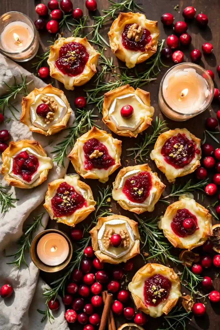 20 Cranberry Brie Bites for an Elegant Festive Appetizer