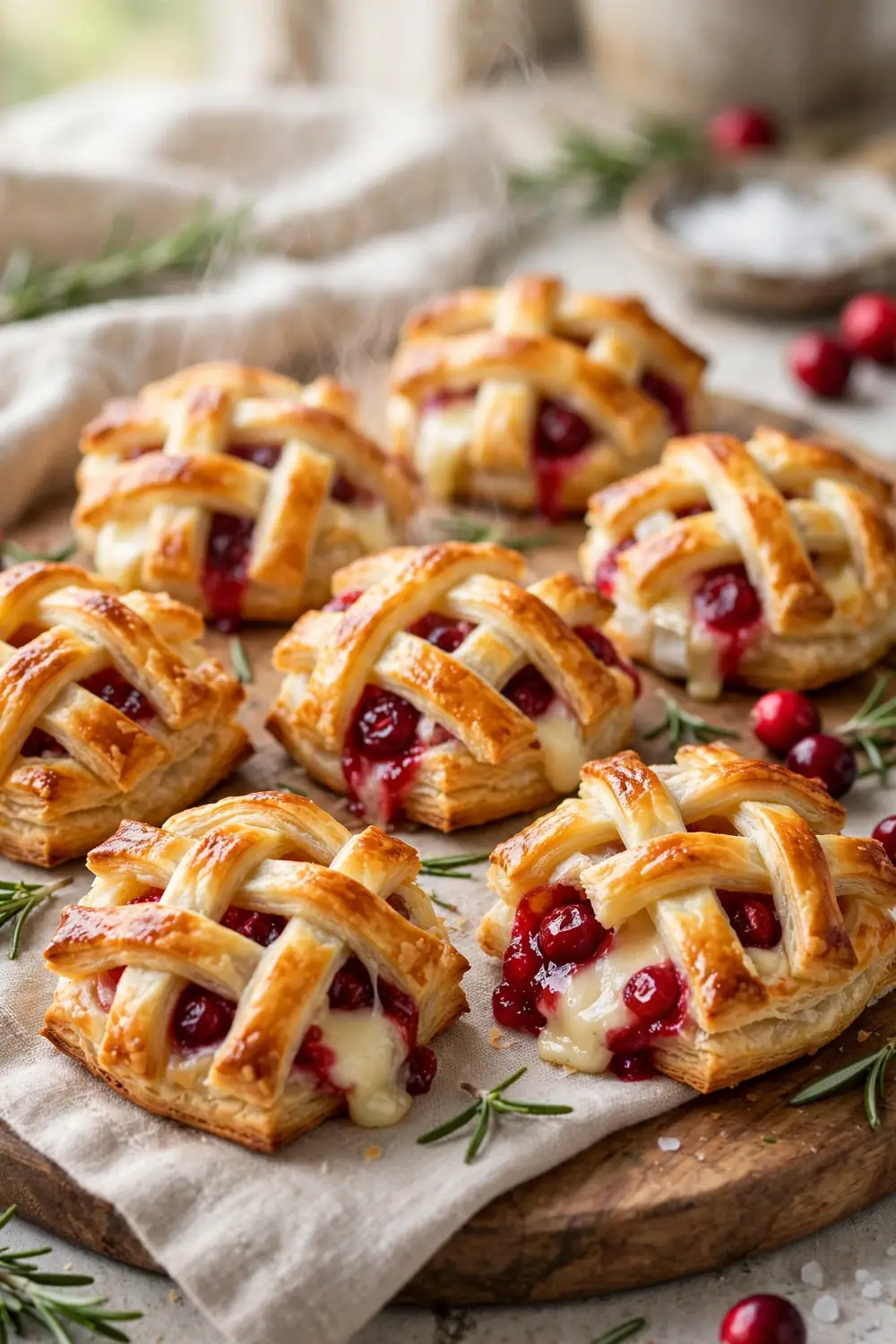 Cranberry brie bites 10
