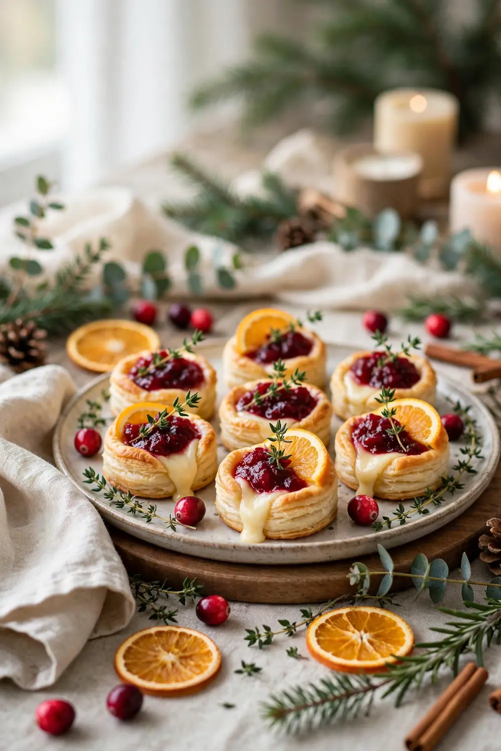 Cranberry brie bites 12