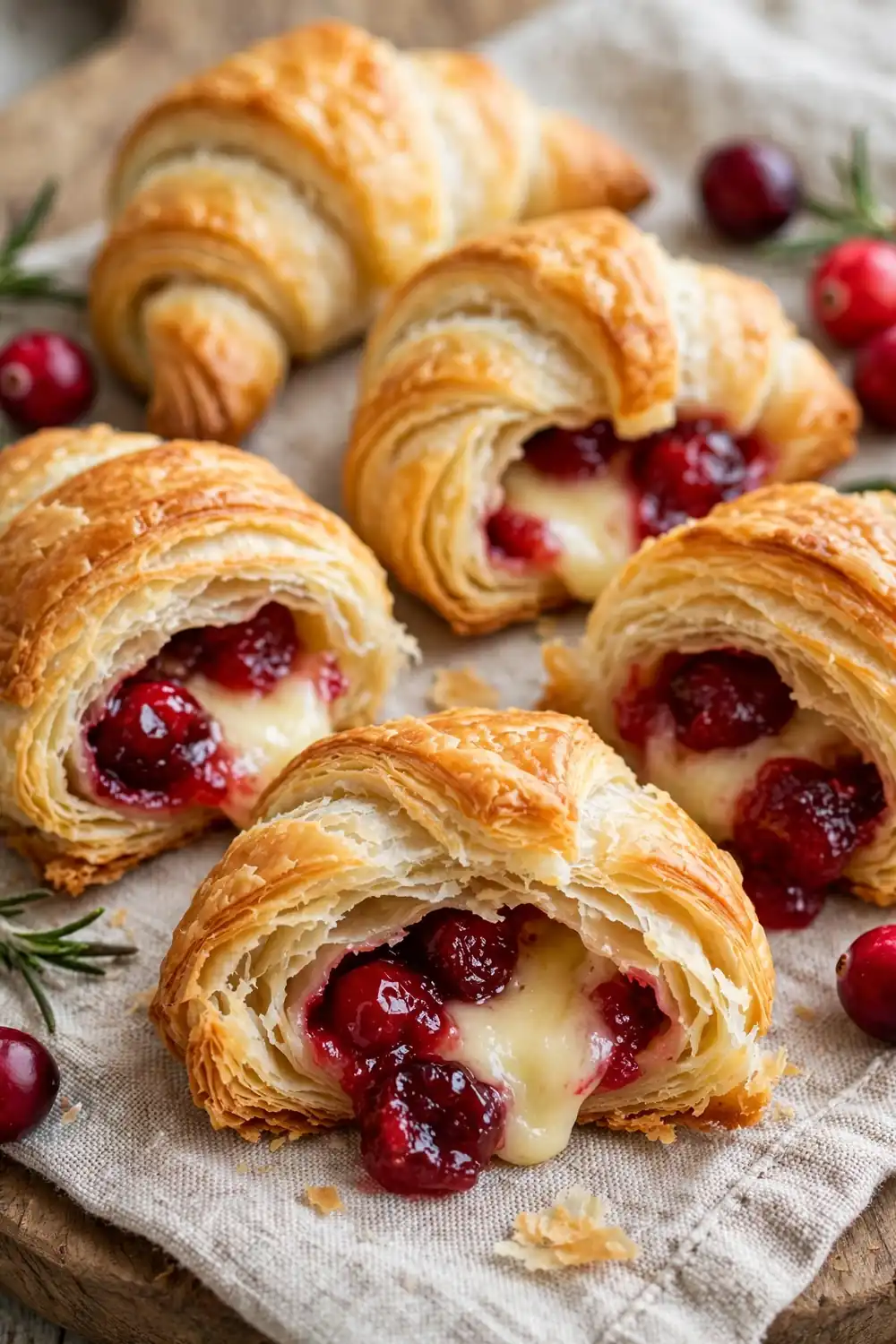 Cranberry brie bites 15