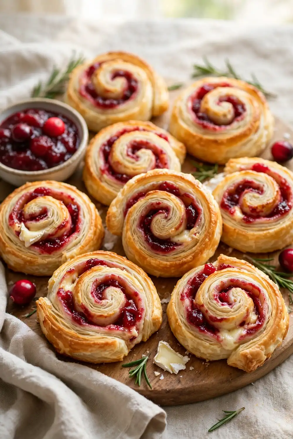 Cranberry brie bites 19