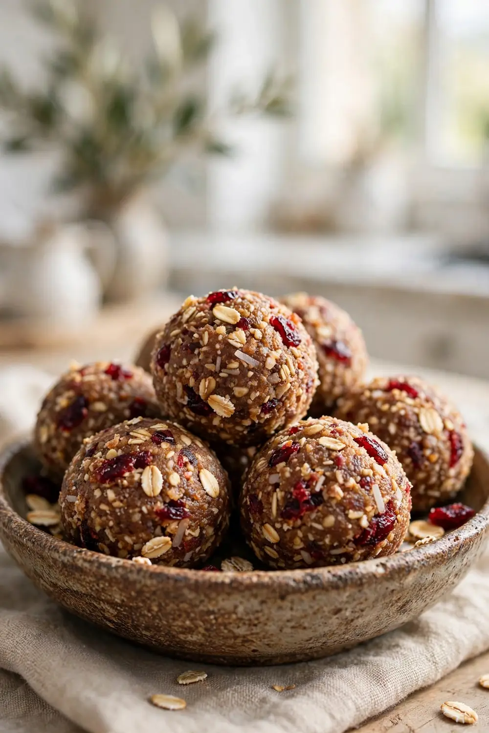 Cranberry energy balls