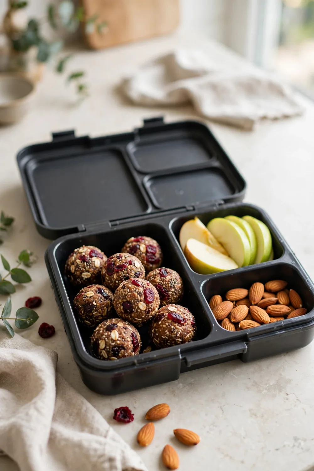 Cranberry energy balls