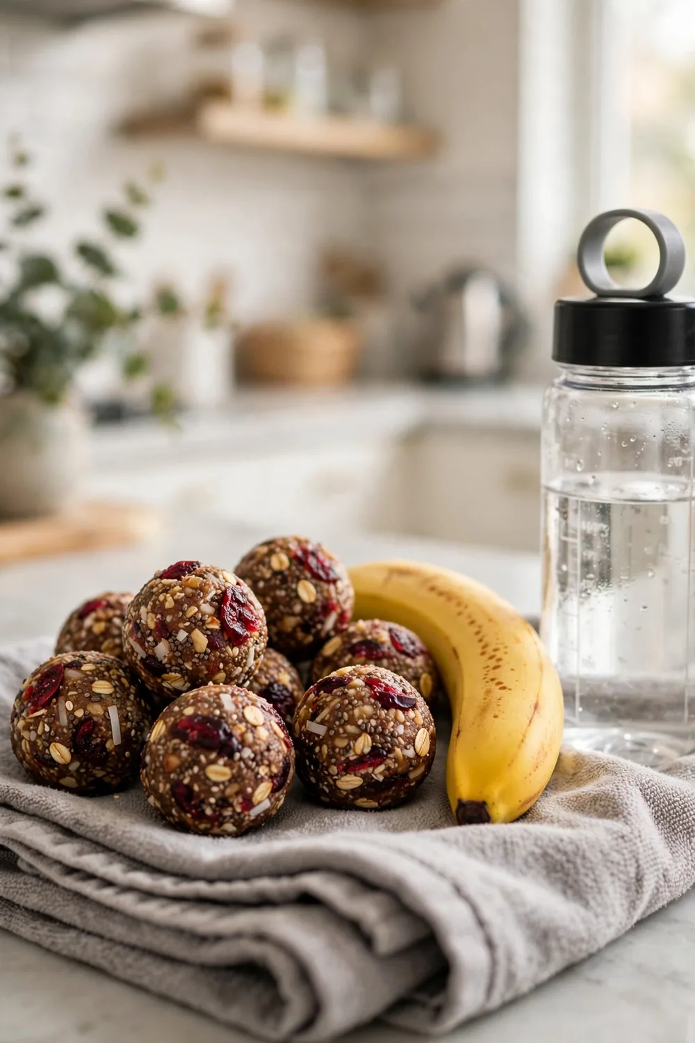 Cranberry energy balls