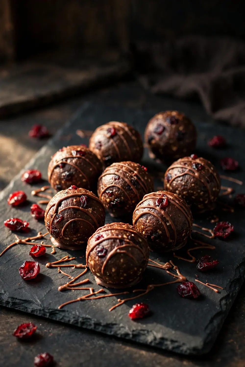 Cranberry energy balls