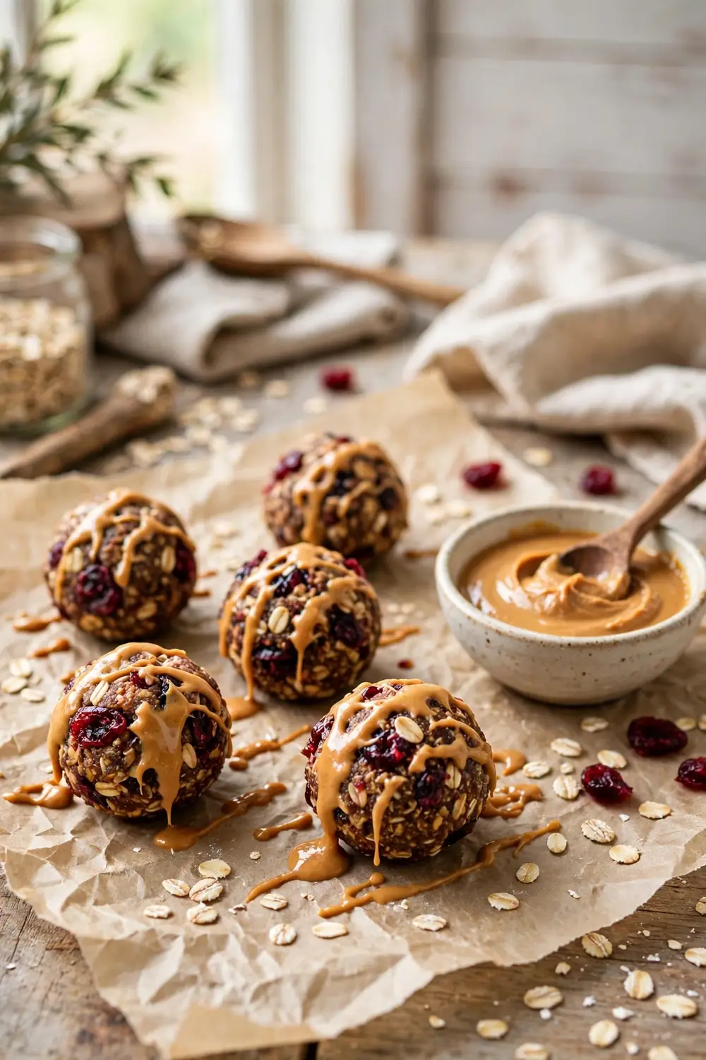 Cranberry energy balls