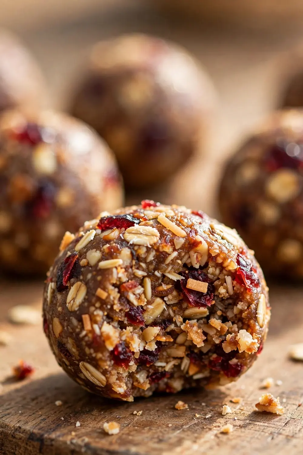 Cranberry energy balls