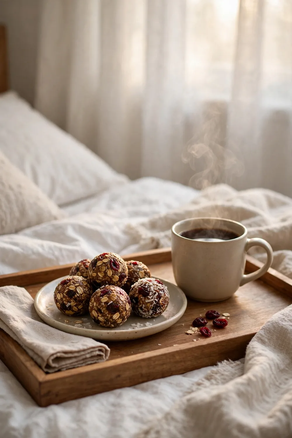 Cranberry energy balls