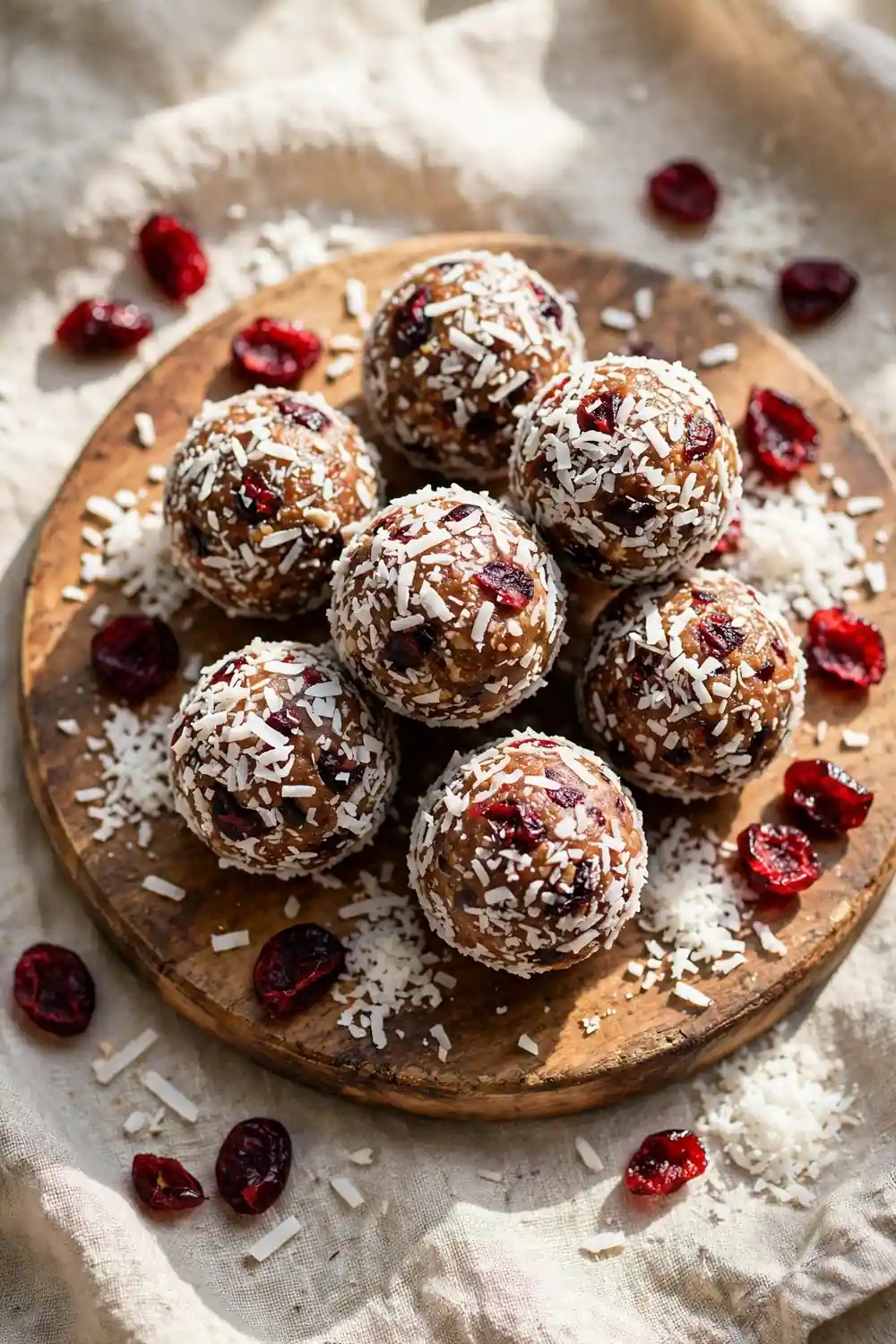 Cranberry energy balls