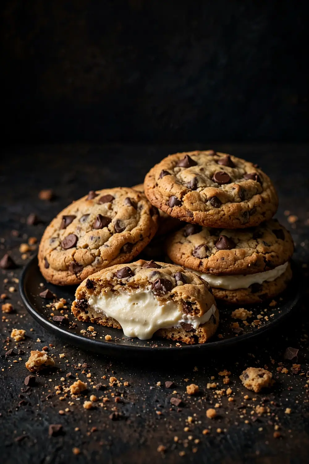 cream chocolate chip cookies 06