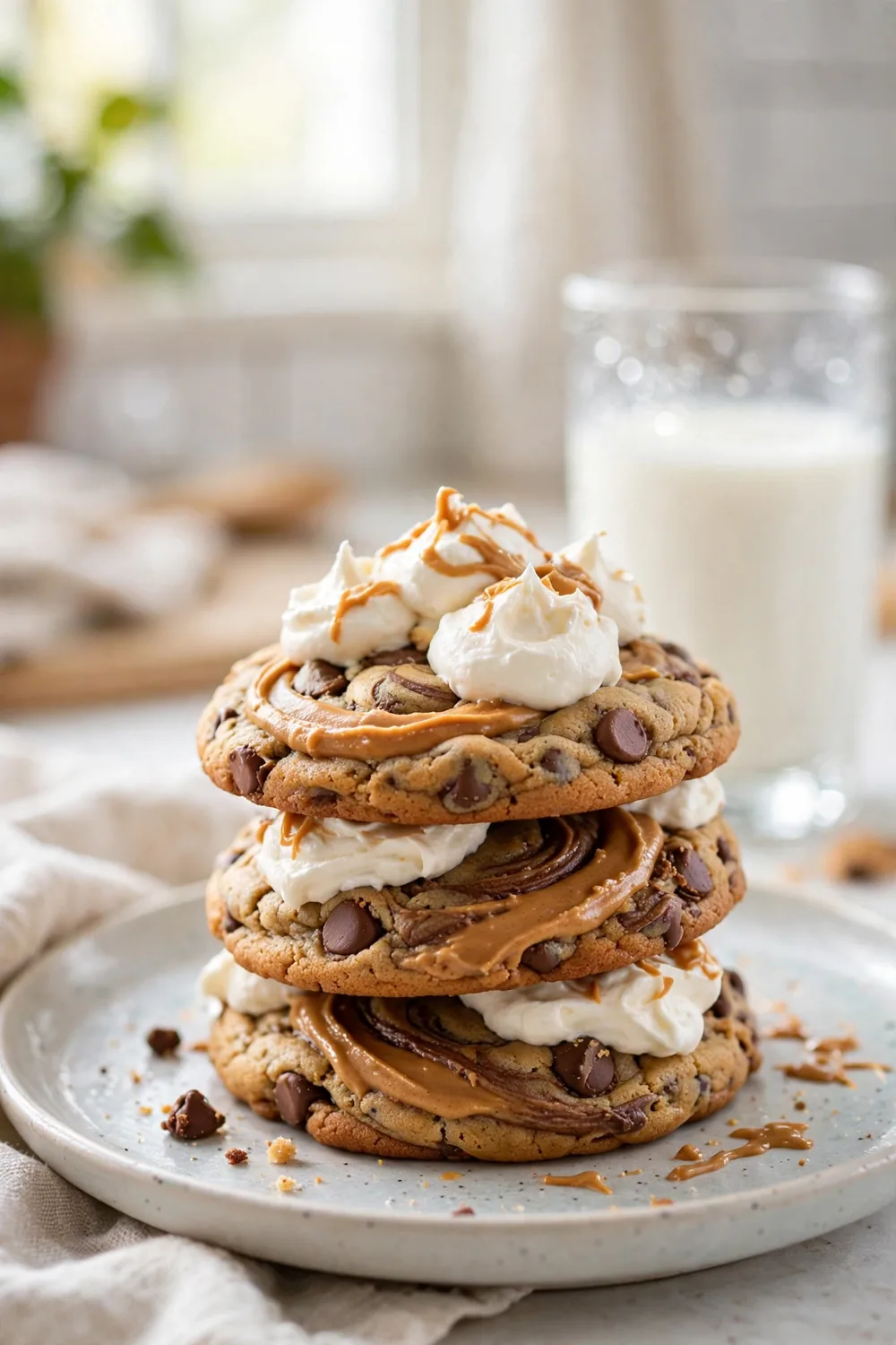 cream chocolate chip cookies 14
