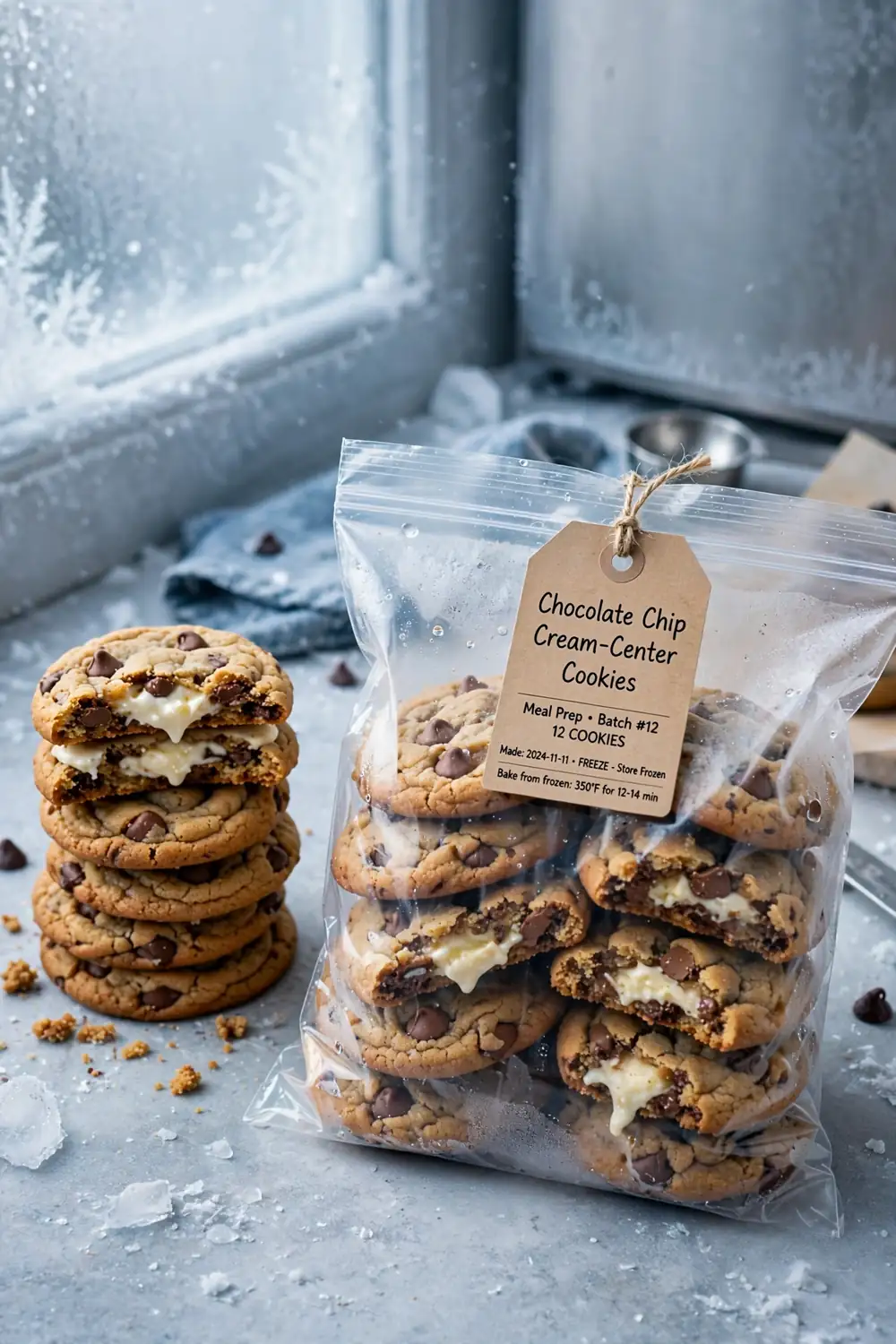 cream chocolate chip cookies 25