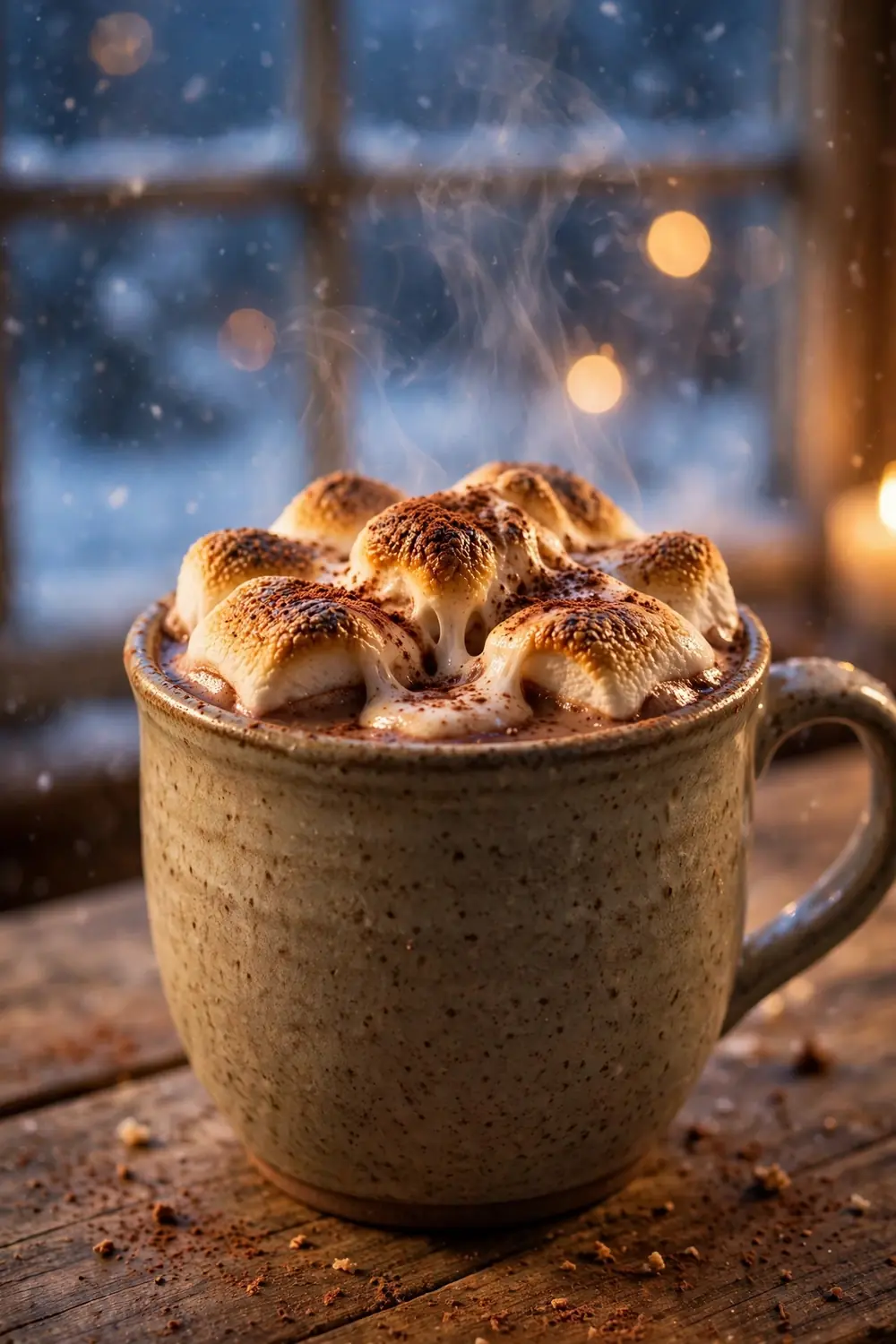 Toasted marshmallow hot cocoa