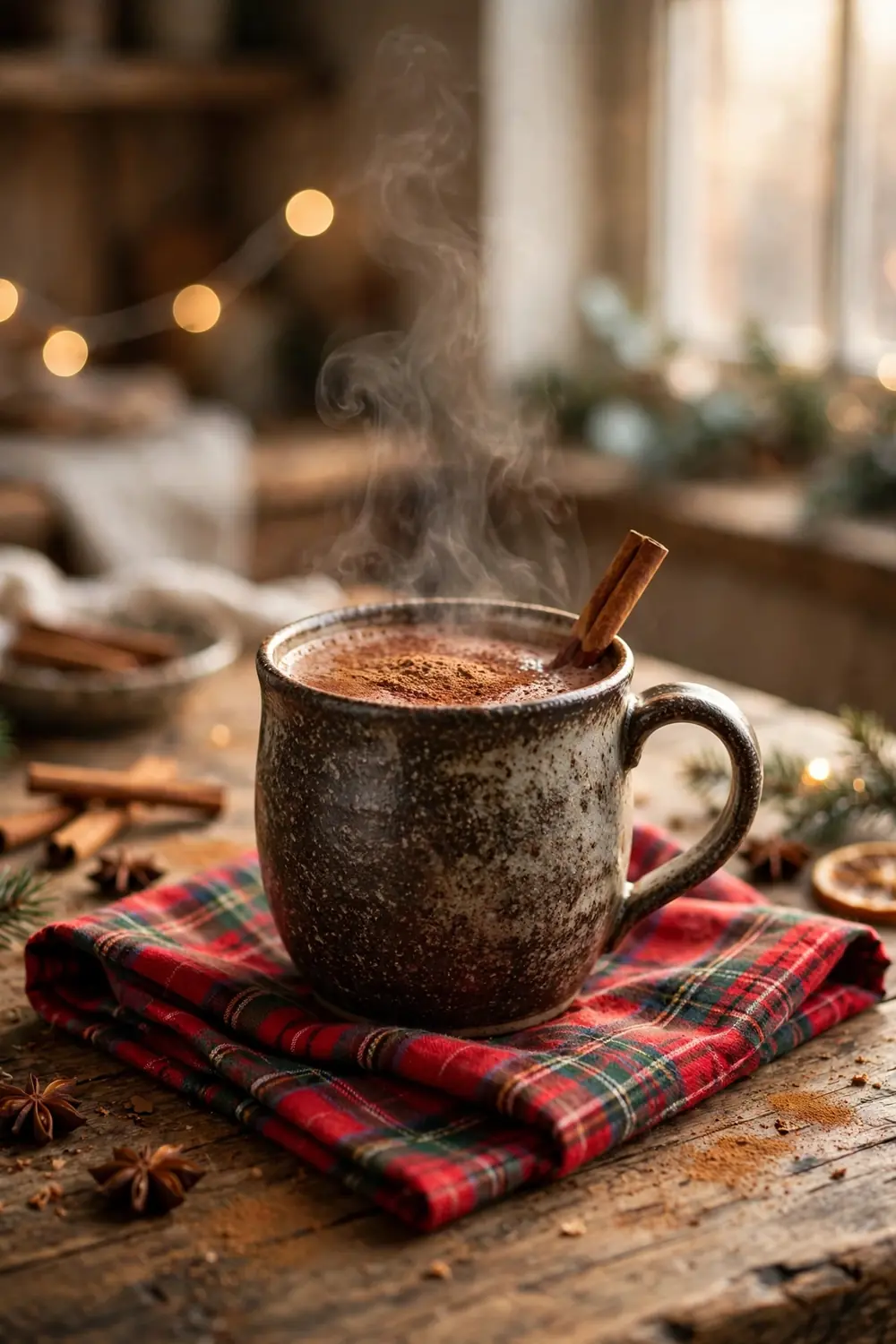 Cinnamon stick hot cocoa