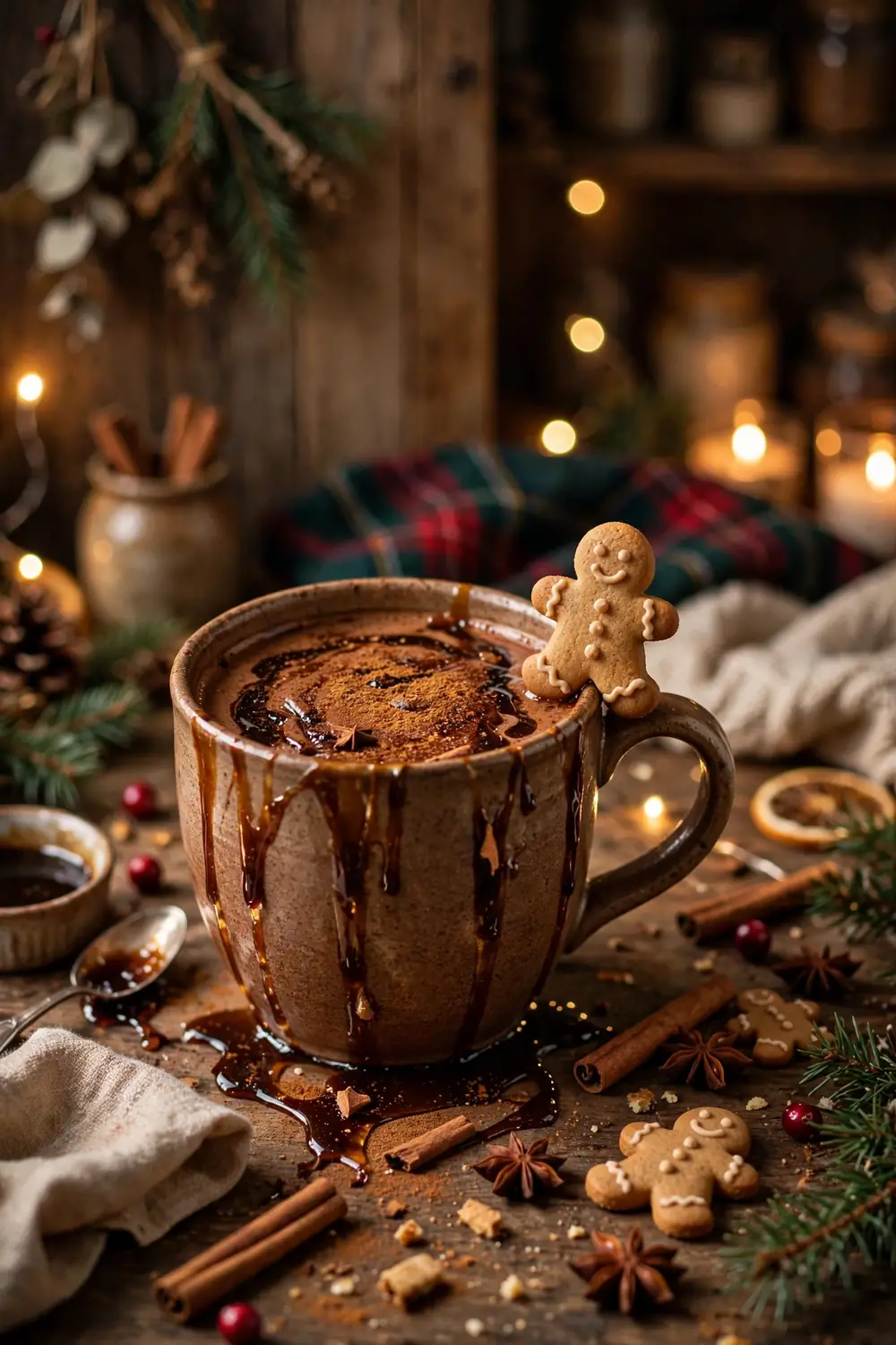 Gingerbread spice hot cocoa