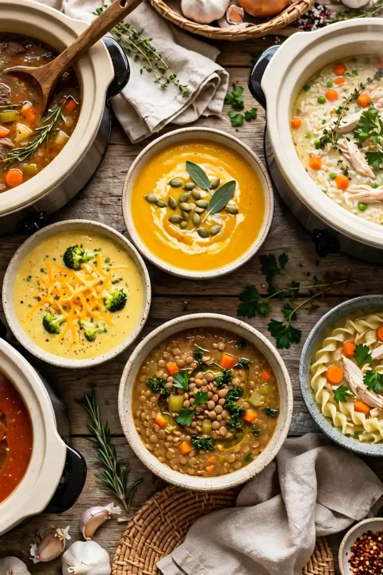 25 5 Ingredient Crockpot Soup for Effortless Cozy Dinners
