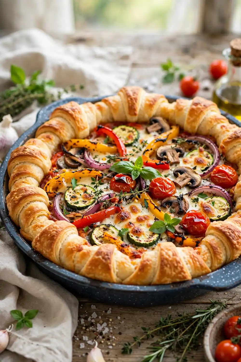 deep dish crescent roll pizzas 04