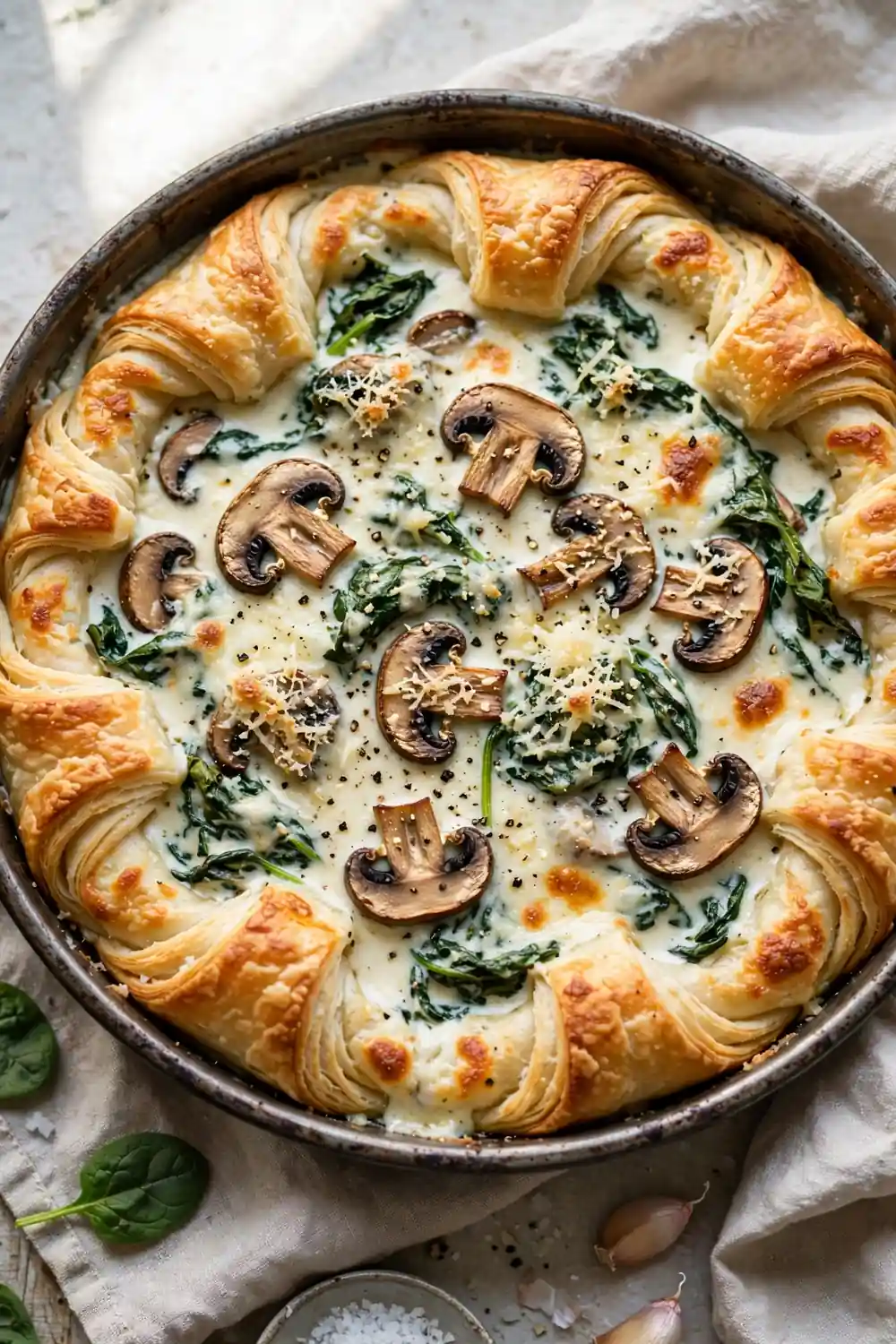 deep dish crescent roll pizzas 06