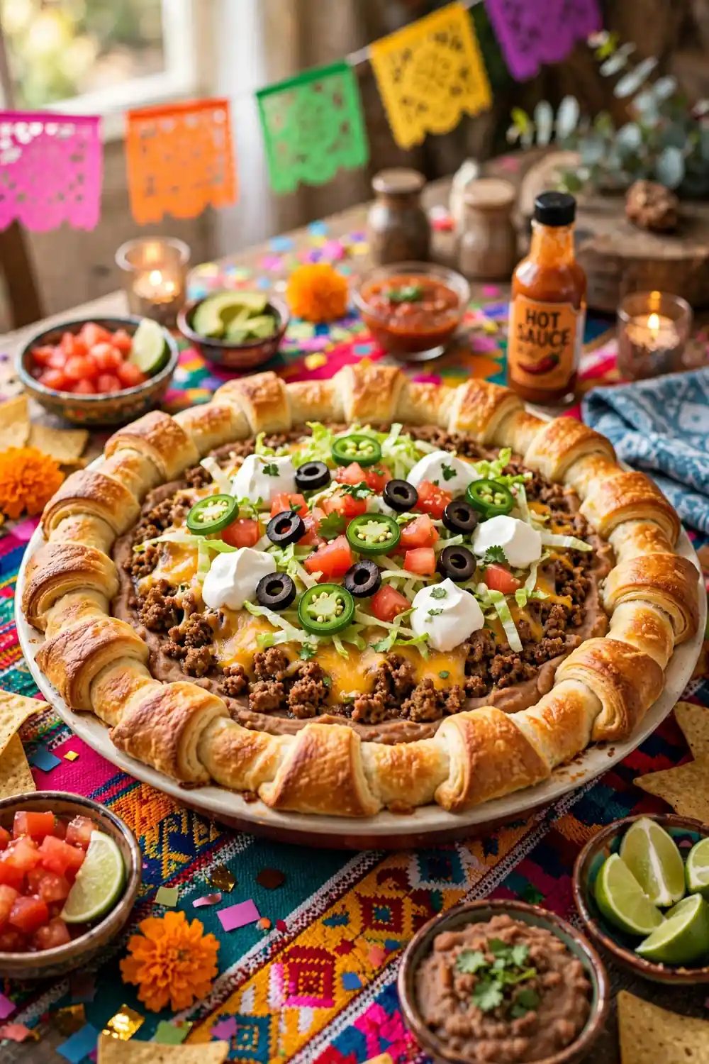deep dish crescent roll pizzas 07
