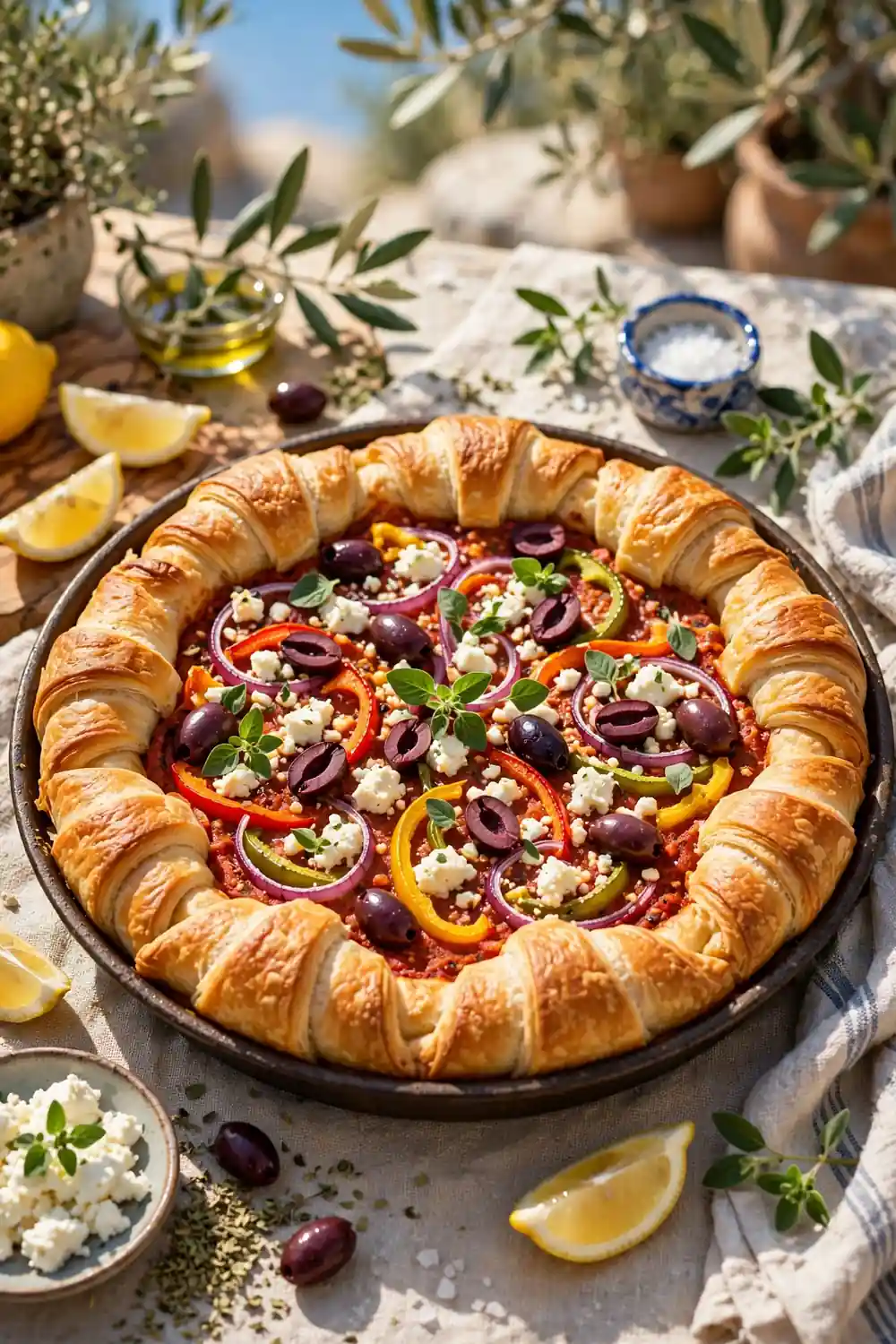 deep dish crescent roll pizzas 13