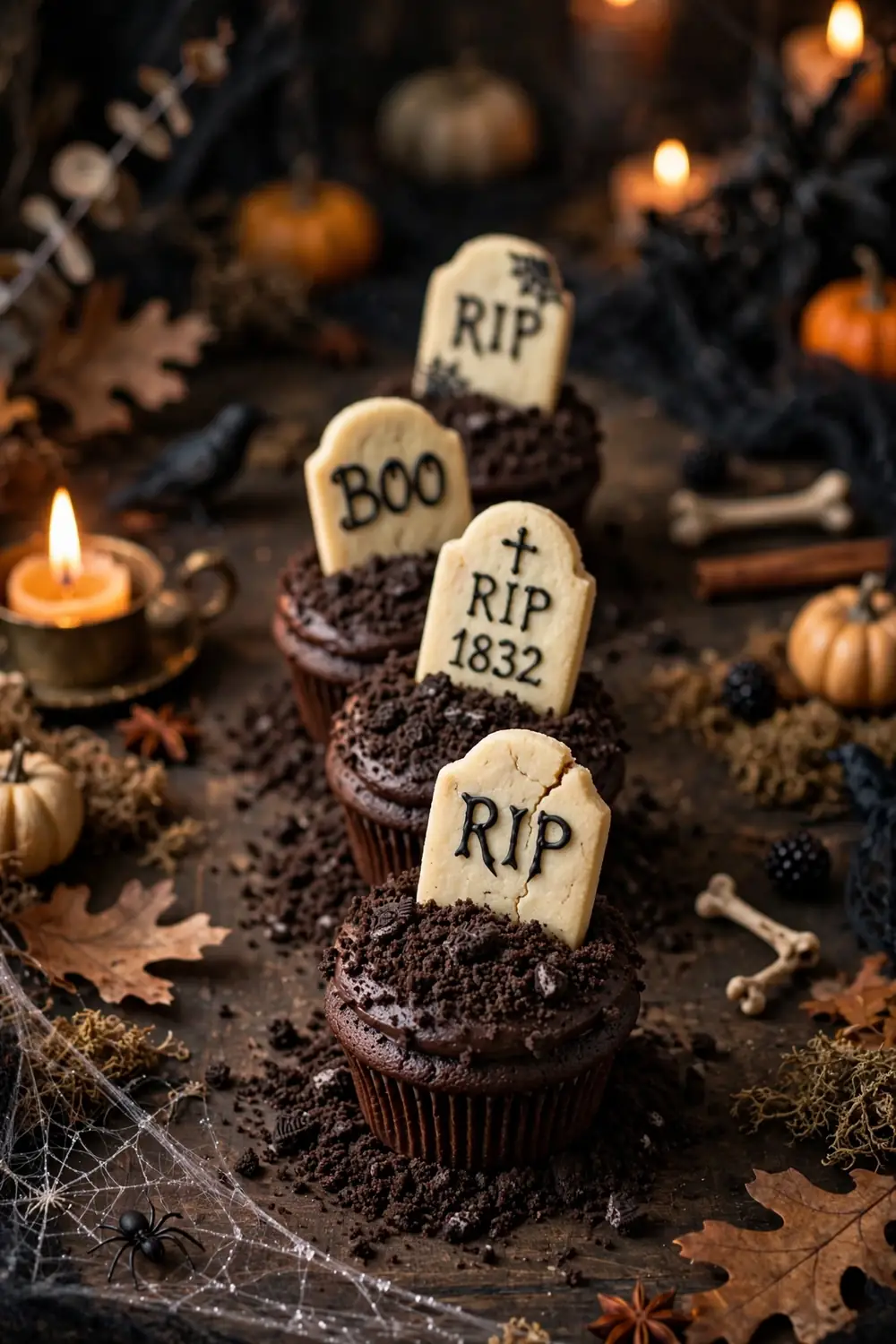 Graveyard Cupcakes