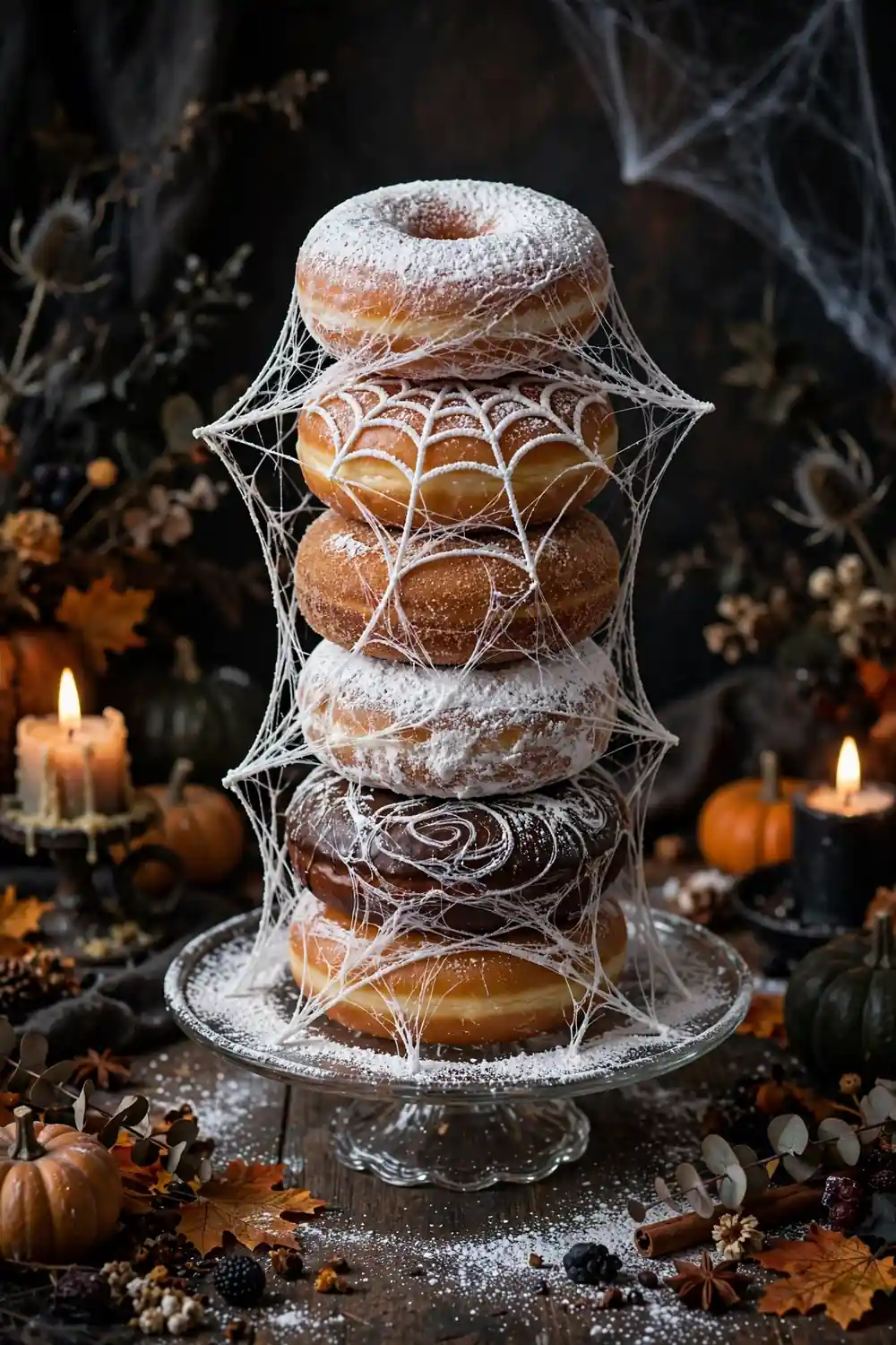 Cobweb Donut Stack