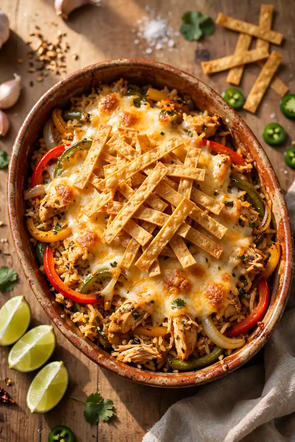 Chicken fajita rice casserole 18