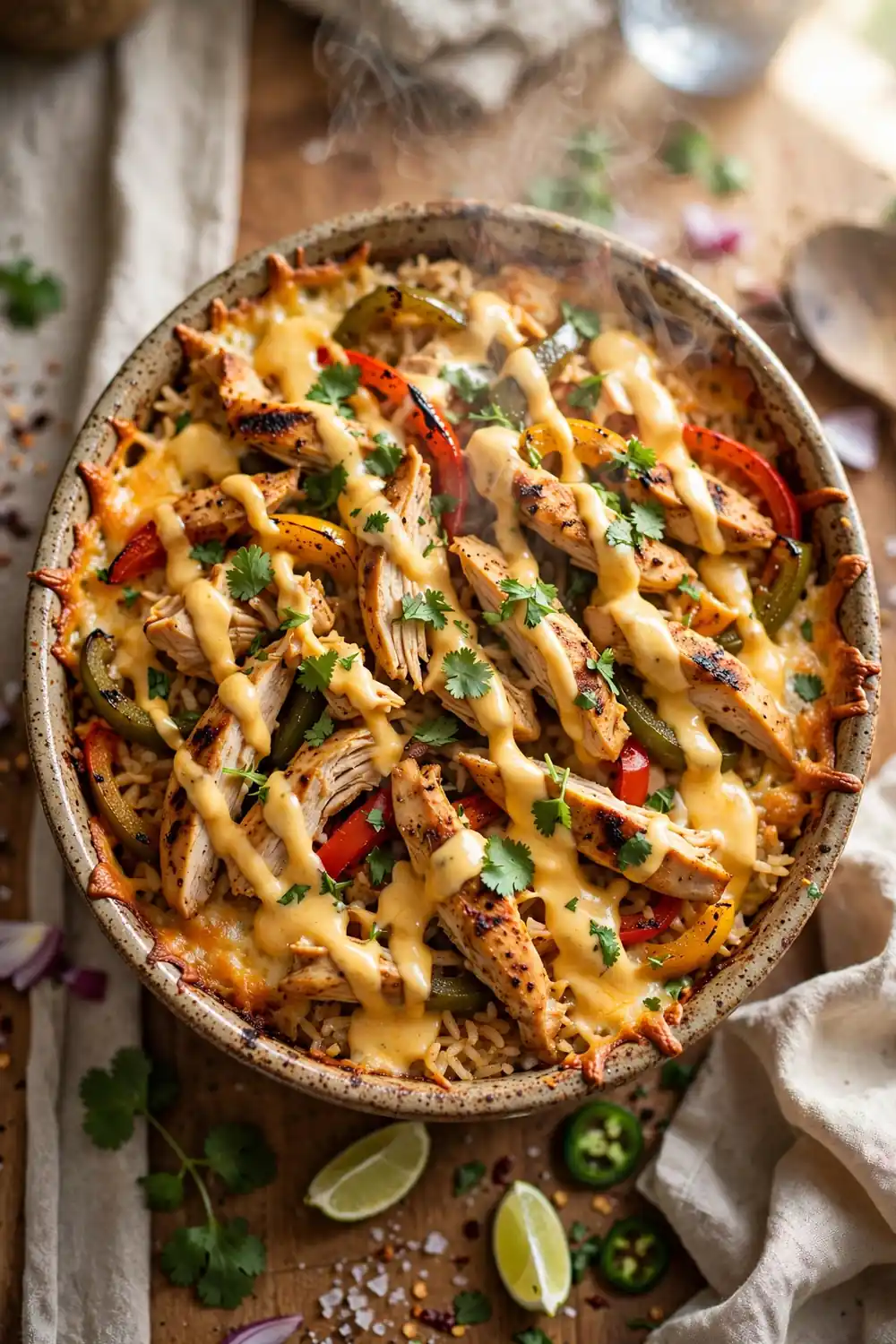 Chicken fajita rice casserole 19