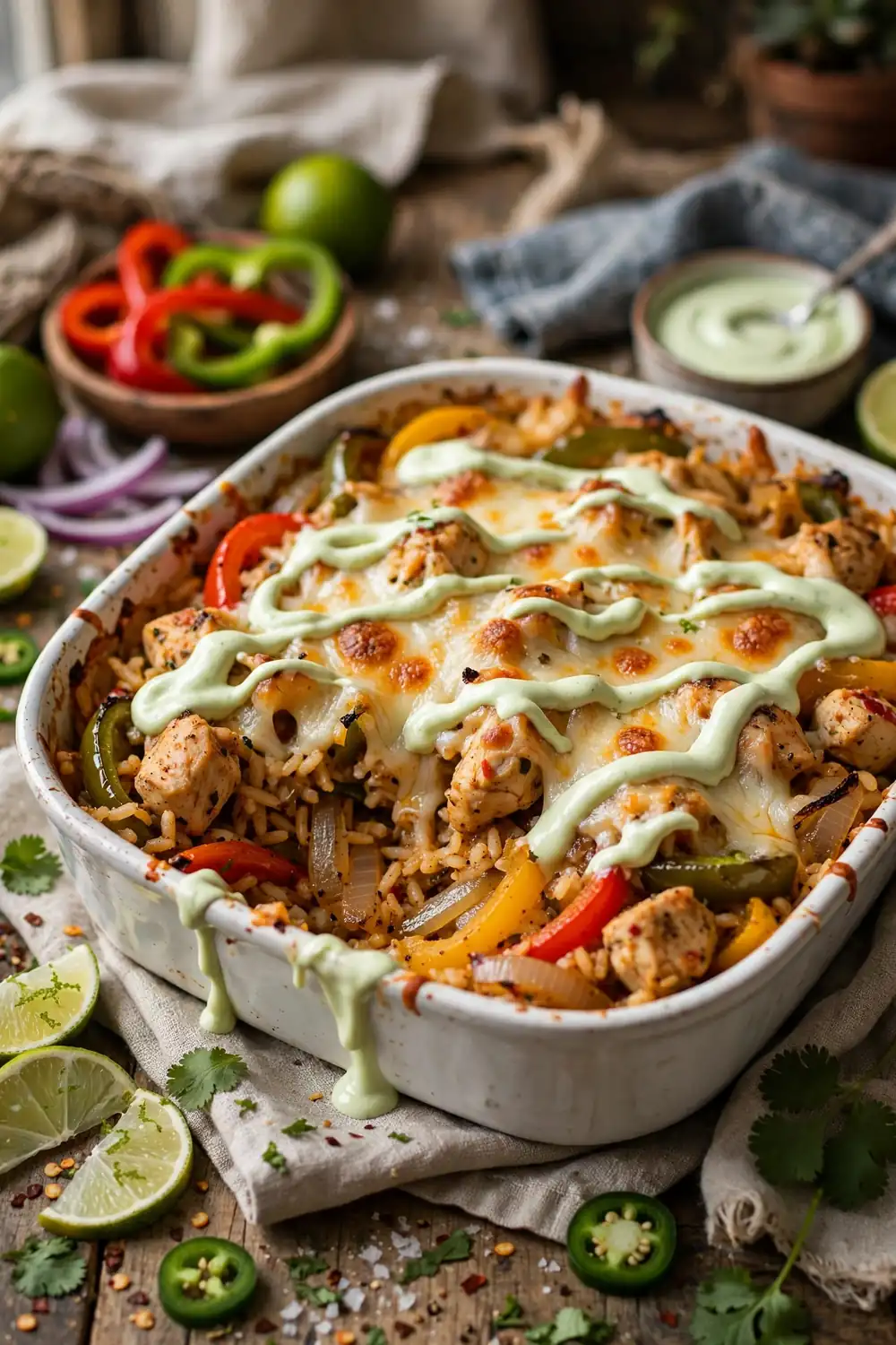 Chicken fajita rice casserole 21