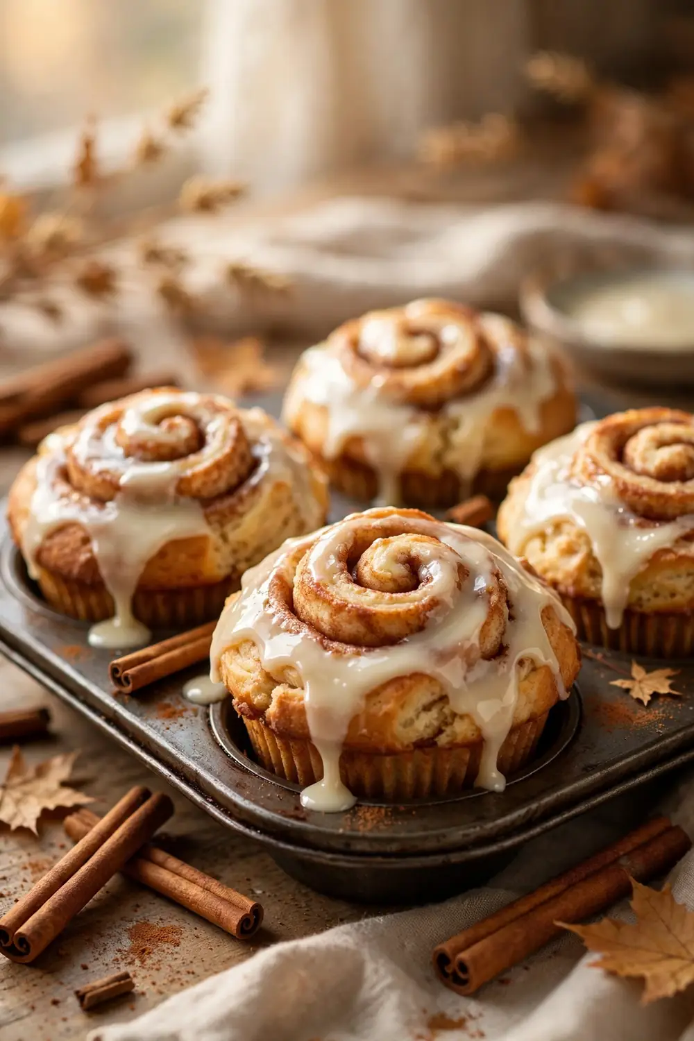 Cinnamon Roll Muffins