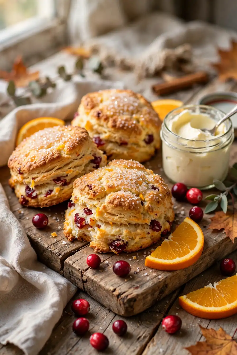 Cranberry Orange Scones