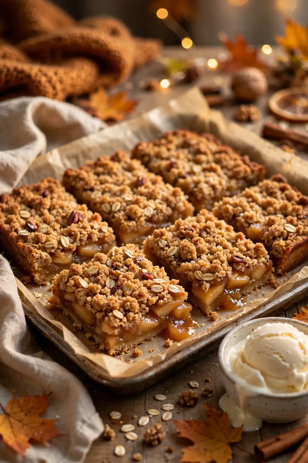 Apple Crisp Bars