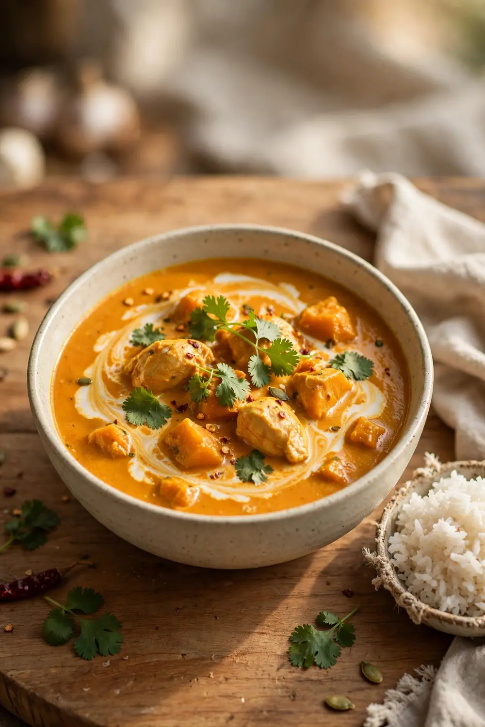 Pumpkin Curry Chicken
